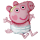 Flexmetal Folienballon Peppa Pig Evi 85cm-1St