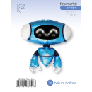 Flexmetal Folienballon Roboter Blau 68cm-1St
