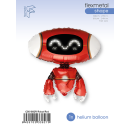 Flexmetal Folienballon Roboter Rot 68cm-1St
