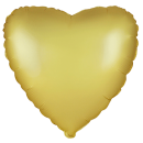 Flexmetal Folienballon Herz Gold-Pastel Satin...