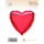 Flexmetal Folienballon Herz Rot Jumbo  ø81cm-1St