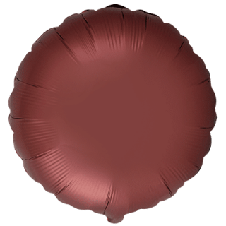 Flexmetal Folienballon Braun-Rotbraun ø45cm-1St