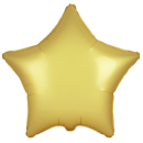 Flexmetal Folienballon Stern Gold Satin ø45cm-1St