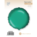 Flexmetal Folienballon Grün Satin ø45cm-1St