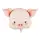 Partydeco Folienballon Schweinekopf 61cm-1St