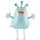 Partydeco Folienballon Air-Walker Außerirdische Folie-Figur 60cm-1St
