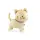 Partydeco Folienballon Katze auf Rädern 65cm-1St