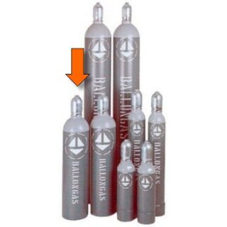 Helium-Ballongas-Flasche  3,6m3 200bar