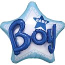 Anagram Folienballon Baby Boy 3D-Effekt ø60cm-1St