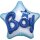 Anagram Folienballon Baby Boy 3D-Effekt ø60cm-1St