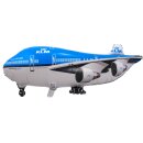 Folat Folienballon Flugzeug KLM Blau 95cm-1St