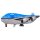 Folat Folienballon Flugzeug KLM Blau 95cm-1St
