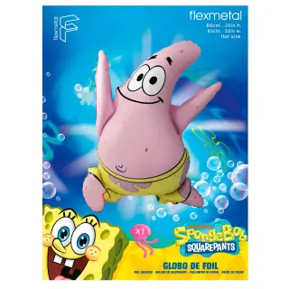 Flexmetal Folienballon SpongeBop Patrick 88cm-1St