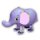 BWS Folienballon Elefant Air-Walker 75cm-1St