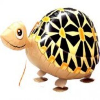 Luftballon Schildkröte Folie-Luftläufer 58cm