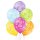 6 Luftballons Zahl 2 Mix &oslash;30cm