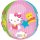 Luftballon Hello Kitty 4 Motive Orbz kugelrund Folie ø40cm