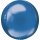 Luftballon Blau Orbz kugelrund Folie &oslash;40cm