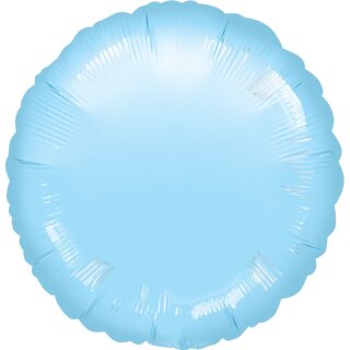 Anagram Folienballon Blau-Hellblau ø45cm unverpackt-1St