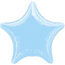 Sternballon Blau-Hellblau Folie &oslash;45cm