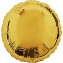Luftballon Gold Folie &oslash;45cm