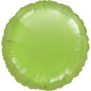 Luftballon Grün-Limonengrün Folie ø45cm