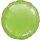Anagram Folienballon Grün-Limonengrün ø45cm unverpackt-1St