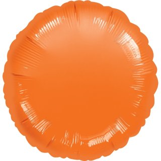 Luftballon Orange Folie ø45cm