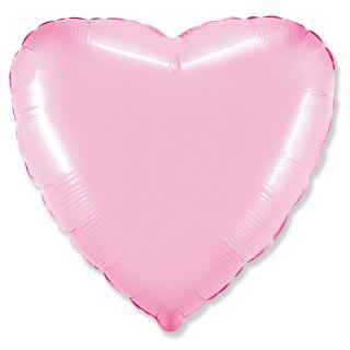 Flexmetal Folienballon Herz Rosa ø45cm unverpackt-1St