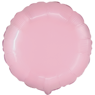 Anagram Folienballon Rosa ø45cm unverpackt-1St