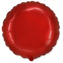 Flexmetal Folienballon Rot ø45cm unverpackt-1St