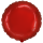 Flexmetal Folienballon Rot ø45cm unverpackt-1St