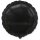 Flexmetal Folienballon Schwarz ø45cm unverpackt-1St