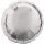Luftballon Silber Folie &oslash;45cm