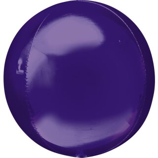 Anagram Folienballon Violett ø40cm Orbz kugelrund-1St