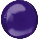 Anagram Folienballon Violett ø40cm Orbz kugelrund-1St