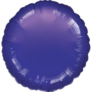 Globos Folienballon Violett ø45cm unverpackt-1St