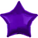 Anagram Folienballon Stern Violett ø45cm...