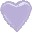Anagram Folienballon Herz Violett-Lavendel  ø45cm-1St