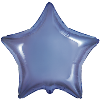 Anagram Folienballon Stern Violett-Lavendel ø45cm unverpackt-1St