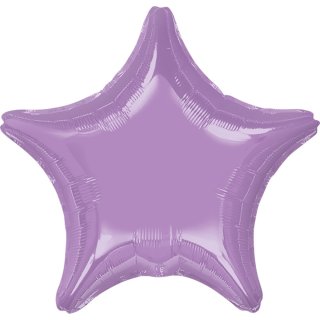 Sternballon Violett hell Folie &oslash;45cm