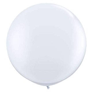 Riesenballon Weiß Pastel ø55cm