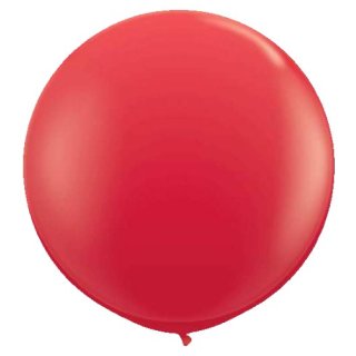Riesenballon Rot Pastel ø120cm