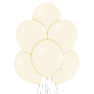 100 Luftballons Elfenbein-Vanille Pastel ø30cm
