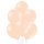 100 Luftballons Orange-Pfirsichcreme Pastel &oslash;30cm