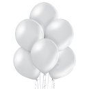 100 Luftballons Silber Metallic &oslash;29cm