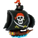 Flexmetal Folienballon Piratenschiff Schwarz 103cm...