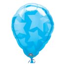 Anagram Folienballon Sterne Blau  ø45cm...