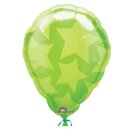 Anagram Folienballon Sterne Grün  ø45cm...