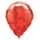 Anagram Folienballon Sterne Rot  ø45cm unverpackt-1St